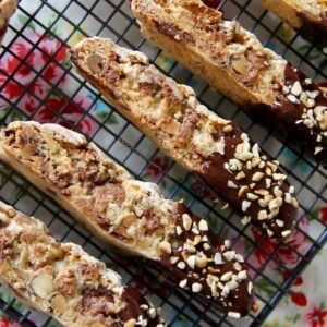 Pistachio Hazelnut and Chocolate Biscotti 6