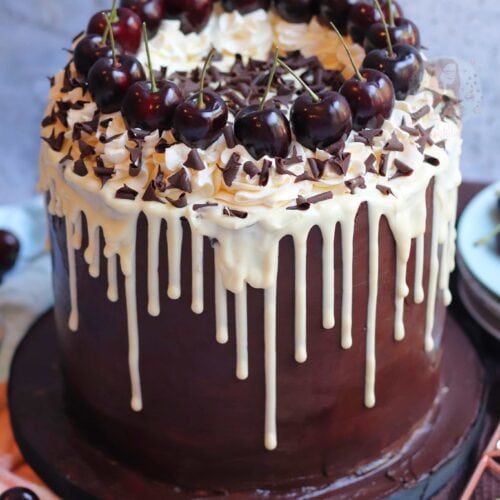 Black Forest Drip Cake