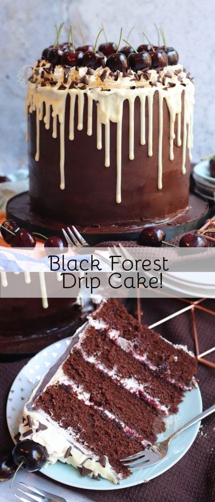 Black Forest Drip Cake! Black Forest Drip Cake!