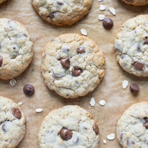 A selection of Chocolate Oat Cookies